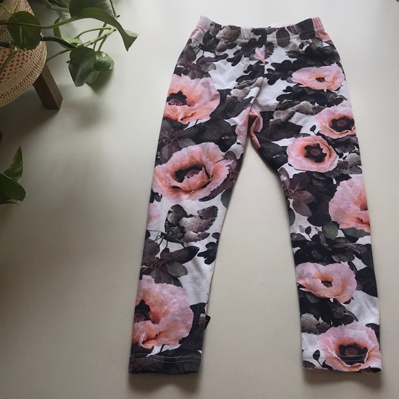Molo Other - Molo toddler leggings floral and butterfly EUC 4T